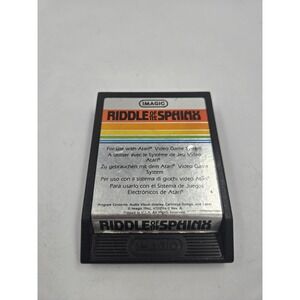 Imagic Riddle of the Sphinx Atari 2600 Video Game Cartridge